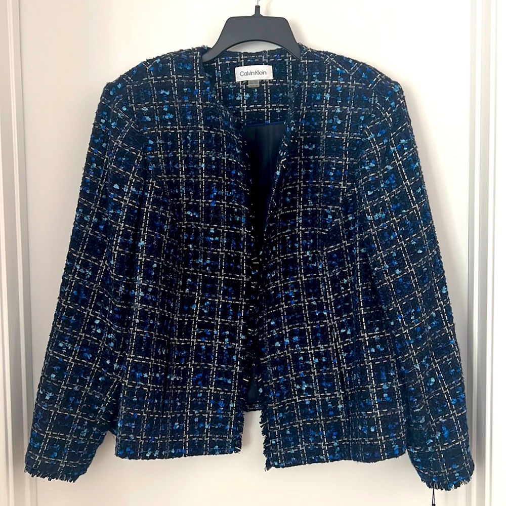 Calvin Klein (Chanel style) women’s jacket size 18W New with Tags